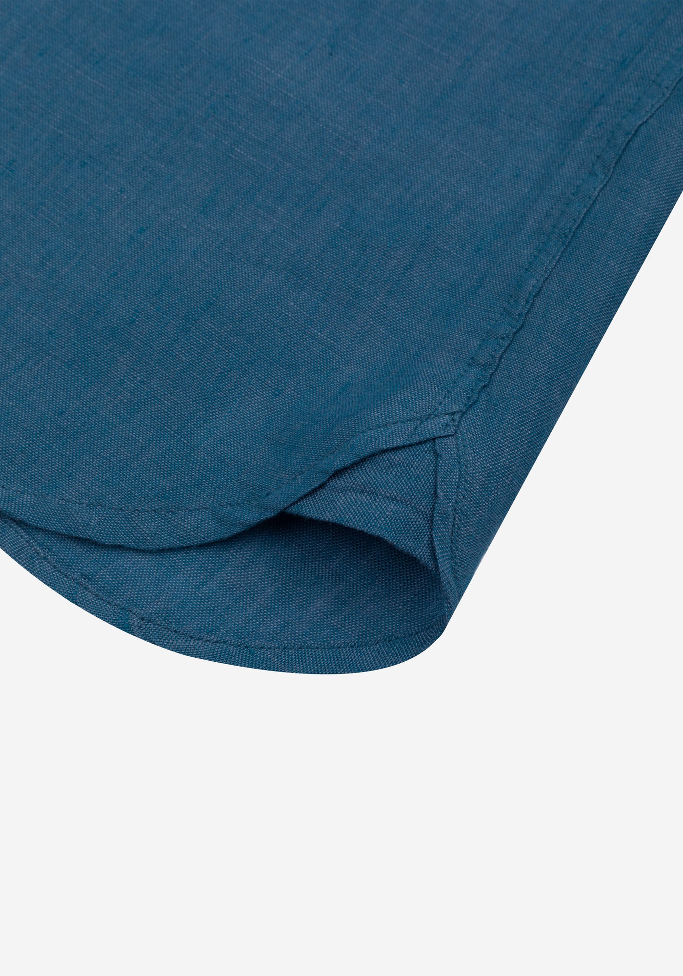 Ocean Teal Belgian Linen Shirt
