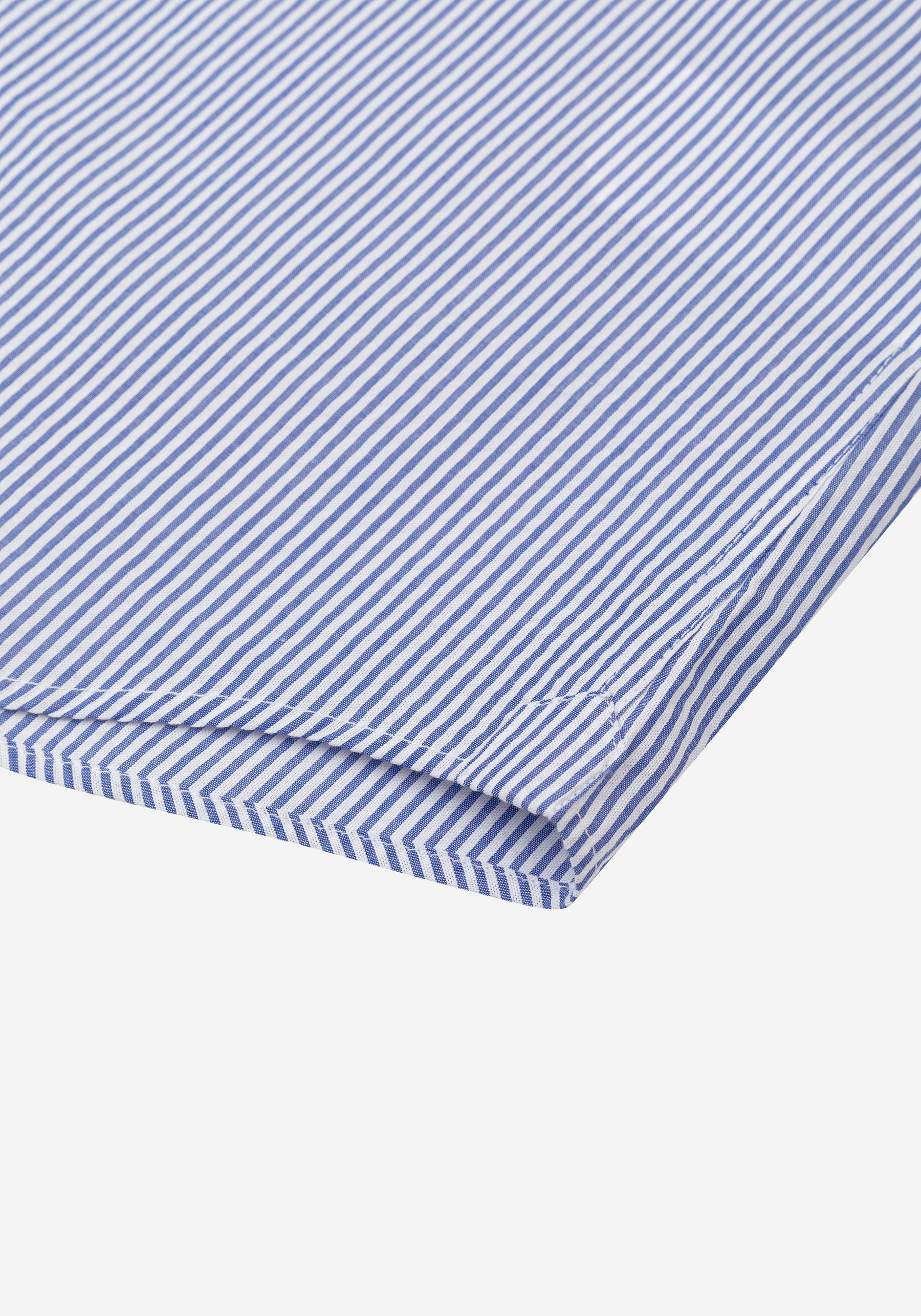 Royal Blue Stripe Seersucker Shirt