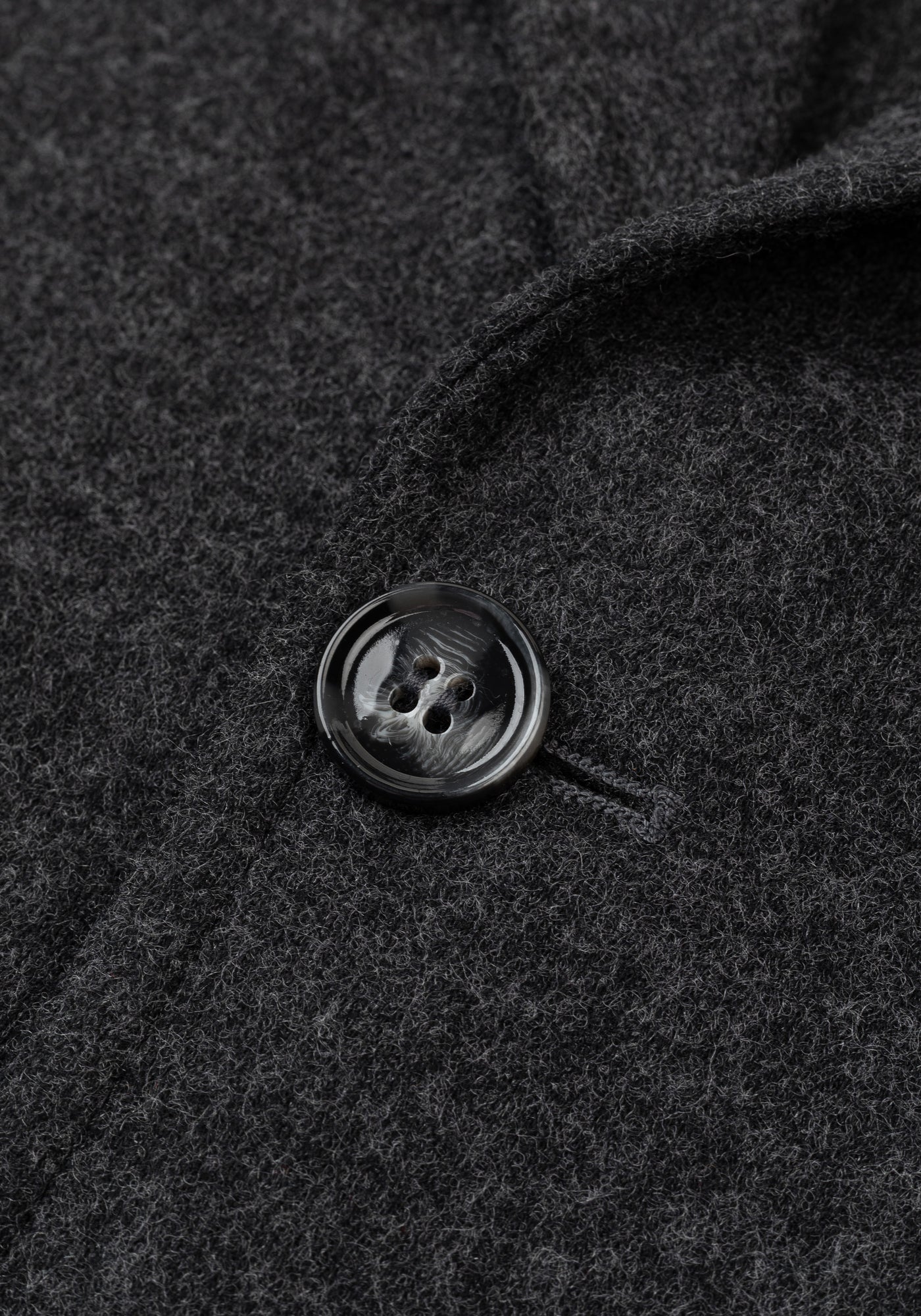 Skylight Grey Boiled Wool Jacket