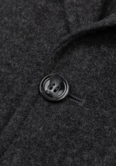 Skylight Grey Boiled Wool Jacket