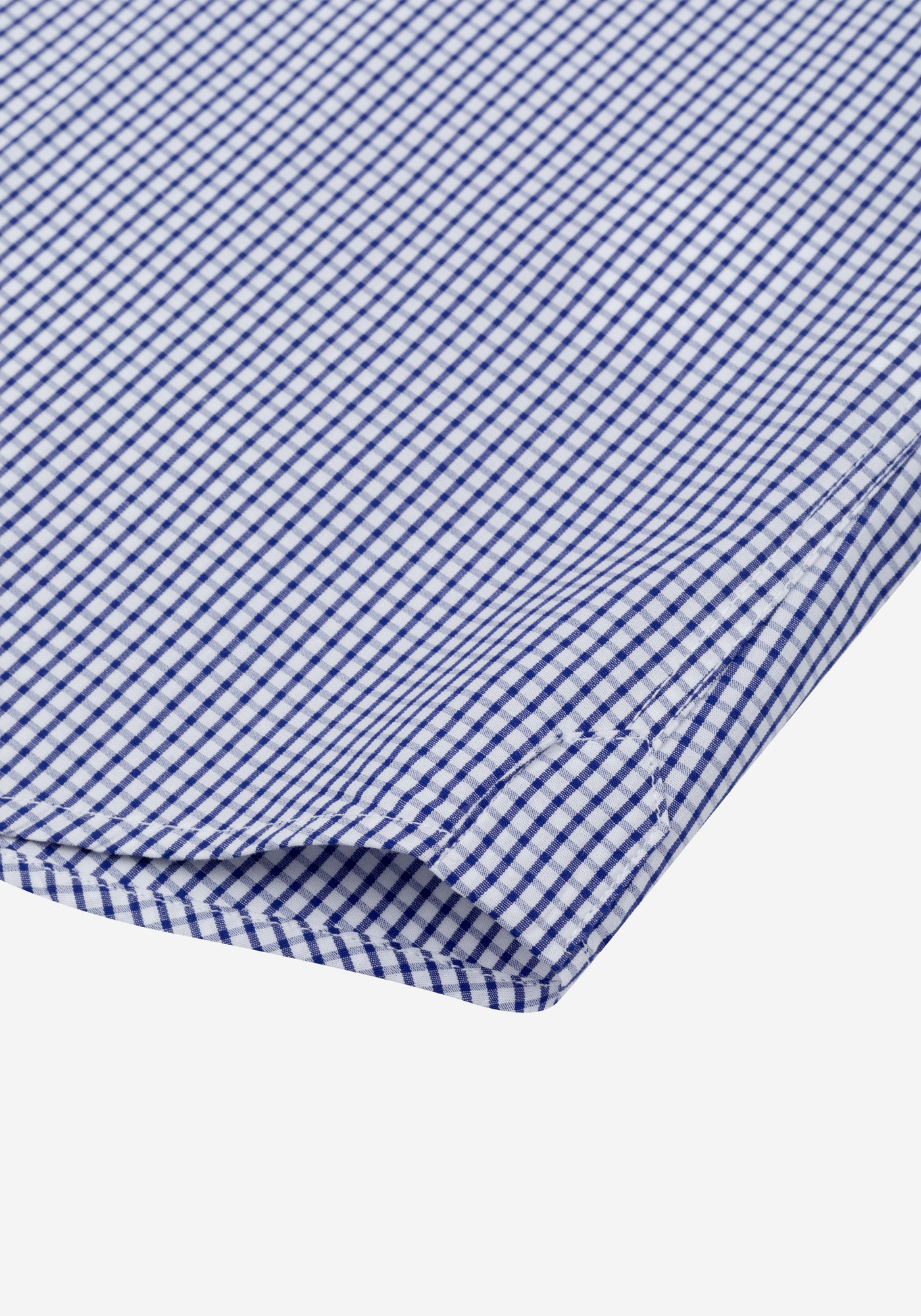 Classic Indigo Checked Poplin Shirt