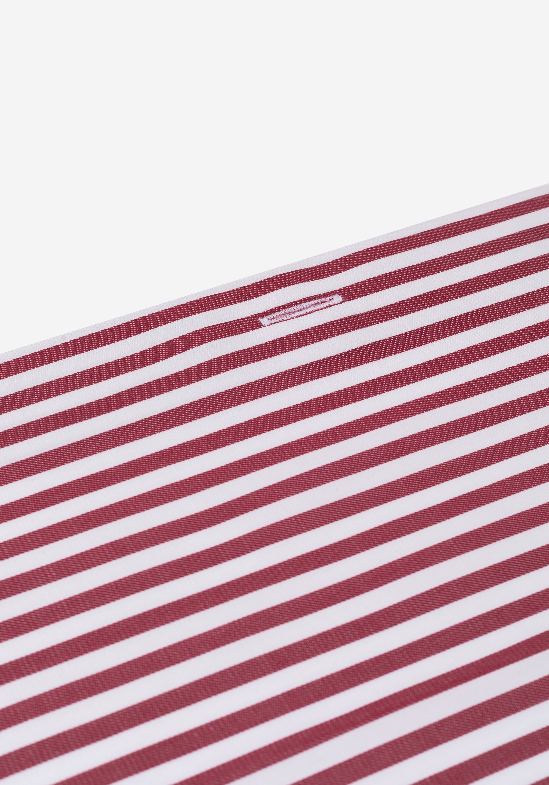 Claret Red Stripe Signature Twill Shirt