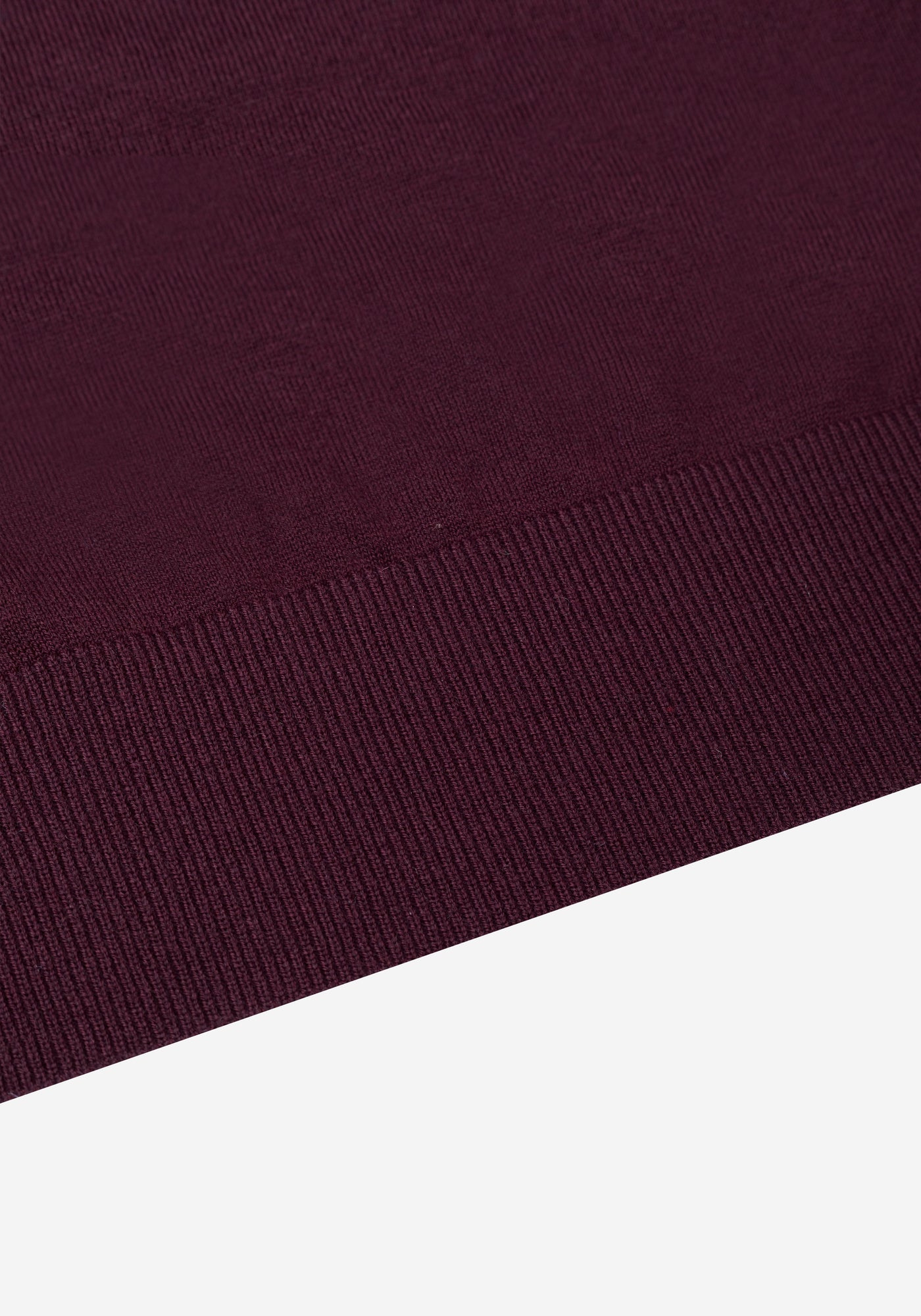 Claret Burgundy Merino Wool Blend Pullover