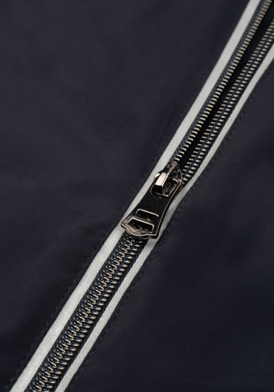 Metallic Navy Polyamide Vest