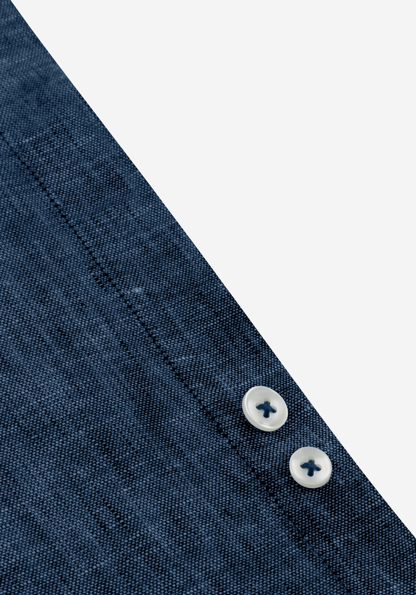 Ink Blue Belgian Linen Shirt