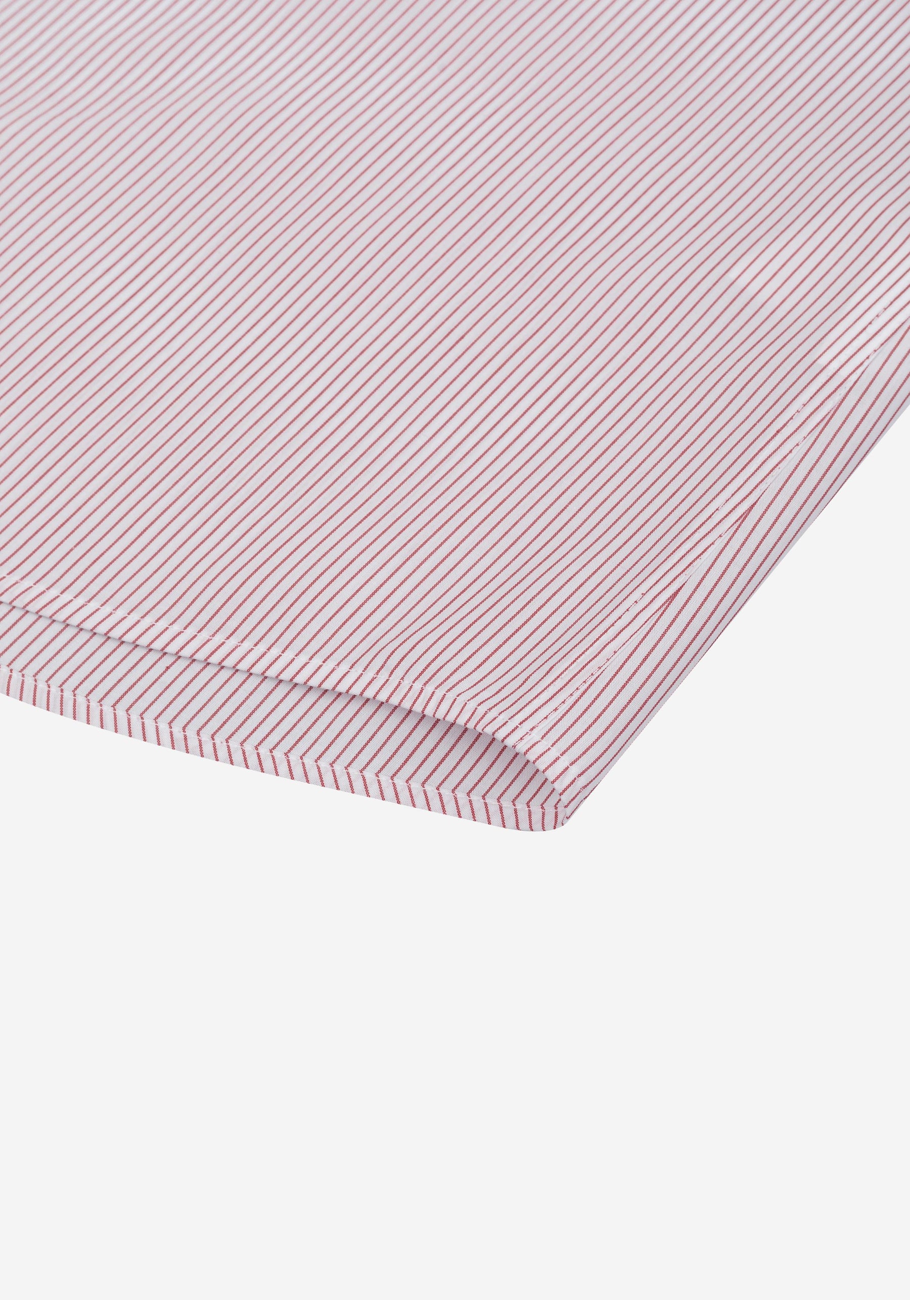 Crimson Red Stripe Poplin Shirt