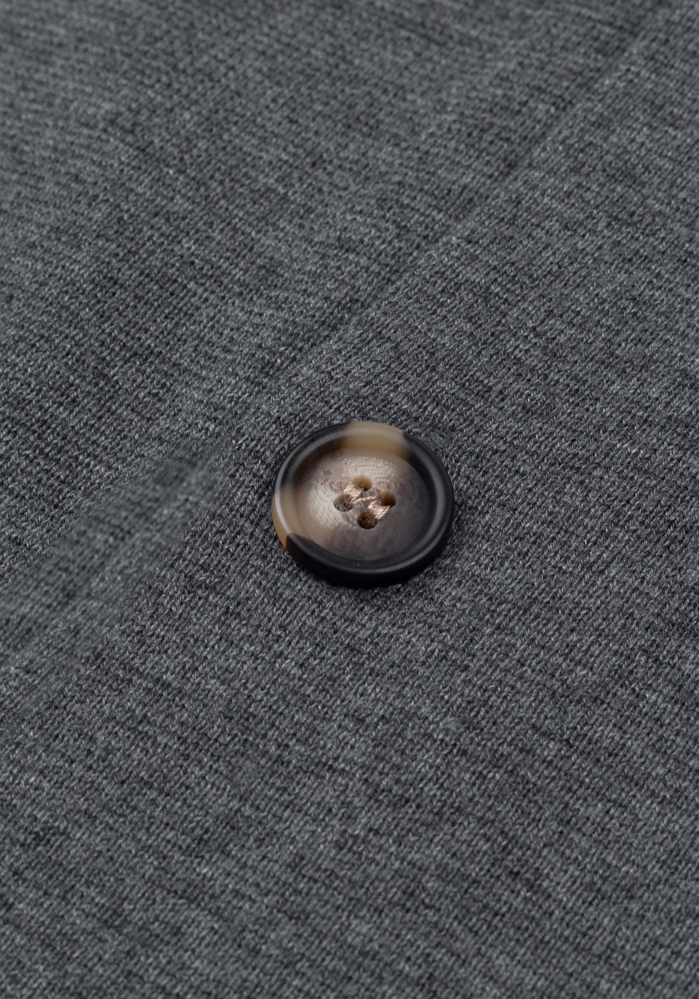 Eclipse Grey Merino Wool Blend Cardigan