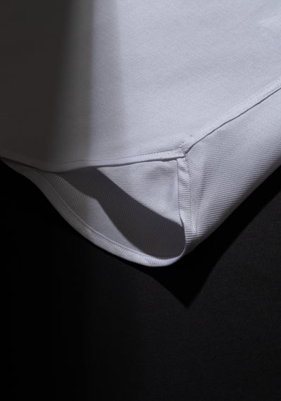 Giza 87 Cotton Opal White Stripe Signature Twill Shirt