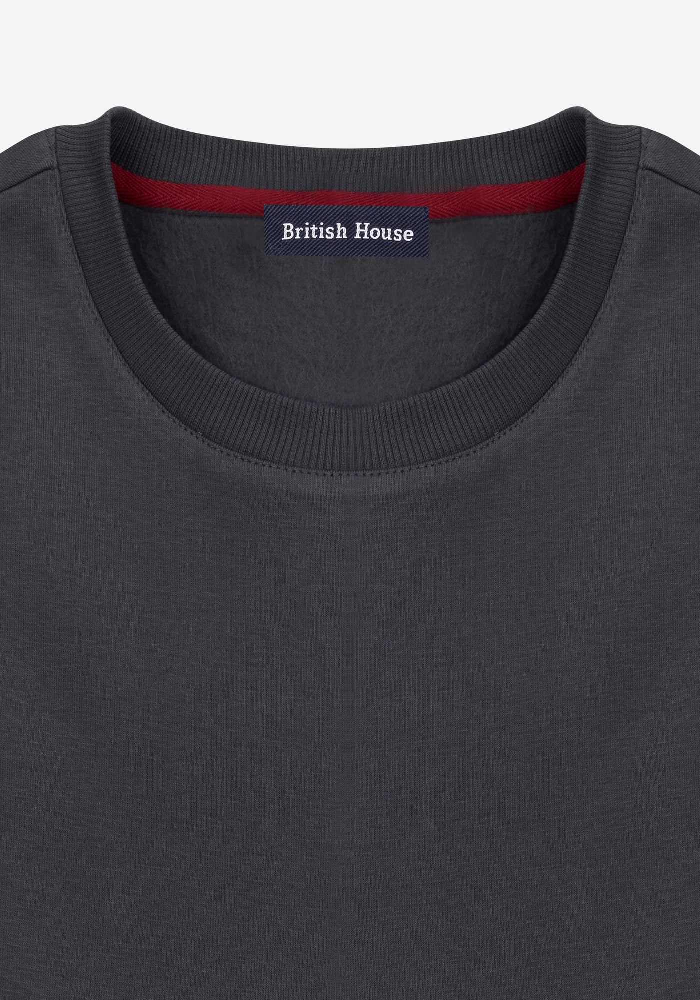 Obsidian Grey Cotton Sweatshirt