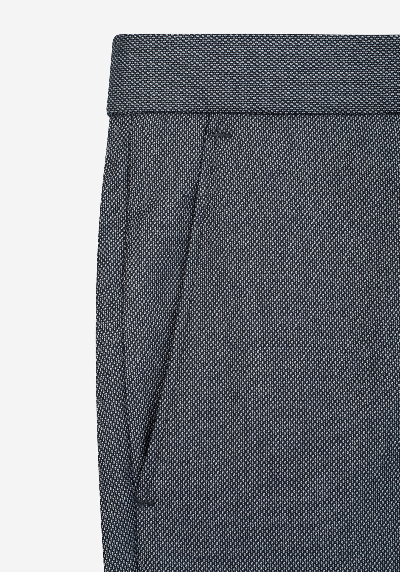 Arctic Grey Dotted Poly Suit