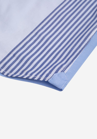Sky Blue Tri-Tone Oxford Shirt