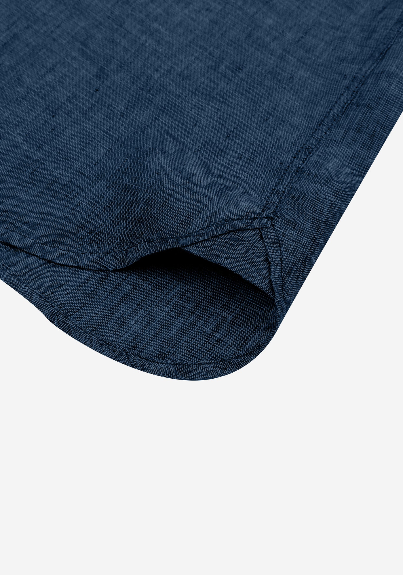 Ink Blue Belgian Linen Shirt