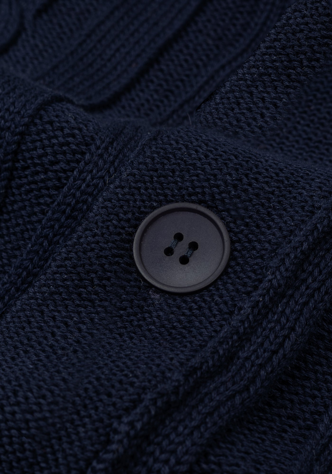 Inkstone Navy Heavy Knitted Cardigan