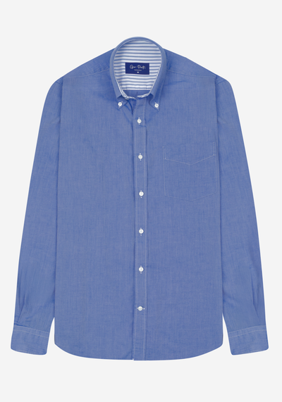 Sierra Blue Chambray Oxford Shirt