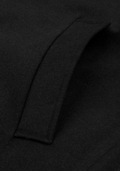 Shadow Black Poly Coat