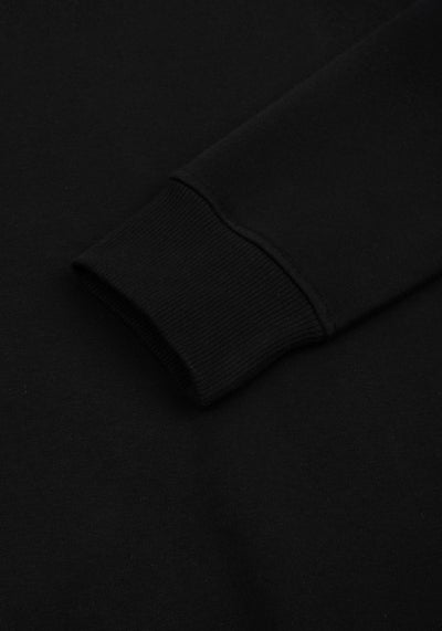 Pitch Black Cotton Sweatshirt