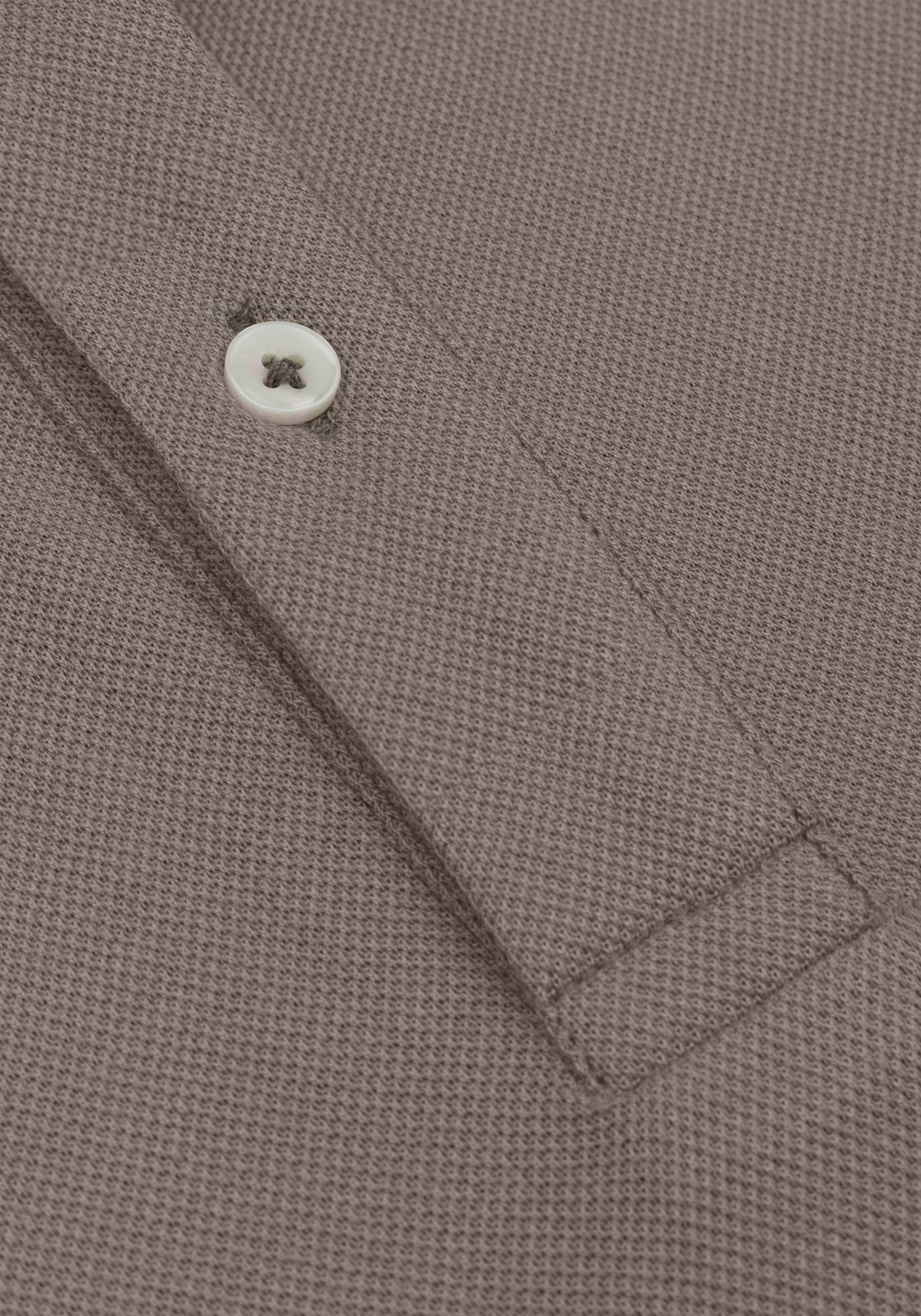 Pear Beige Cotton Polo Shirt