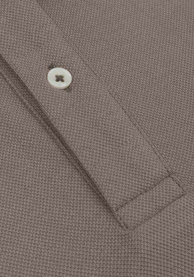 Pear Beige Cotton Polo Shirt