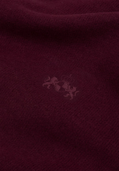 Burnt Maroon Cotton Sweatshirt