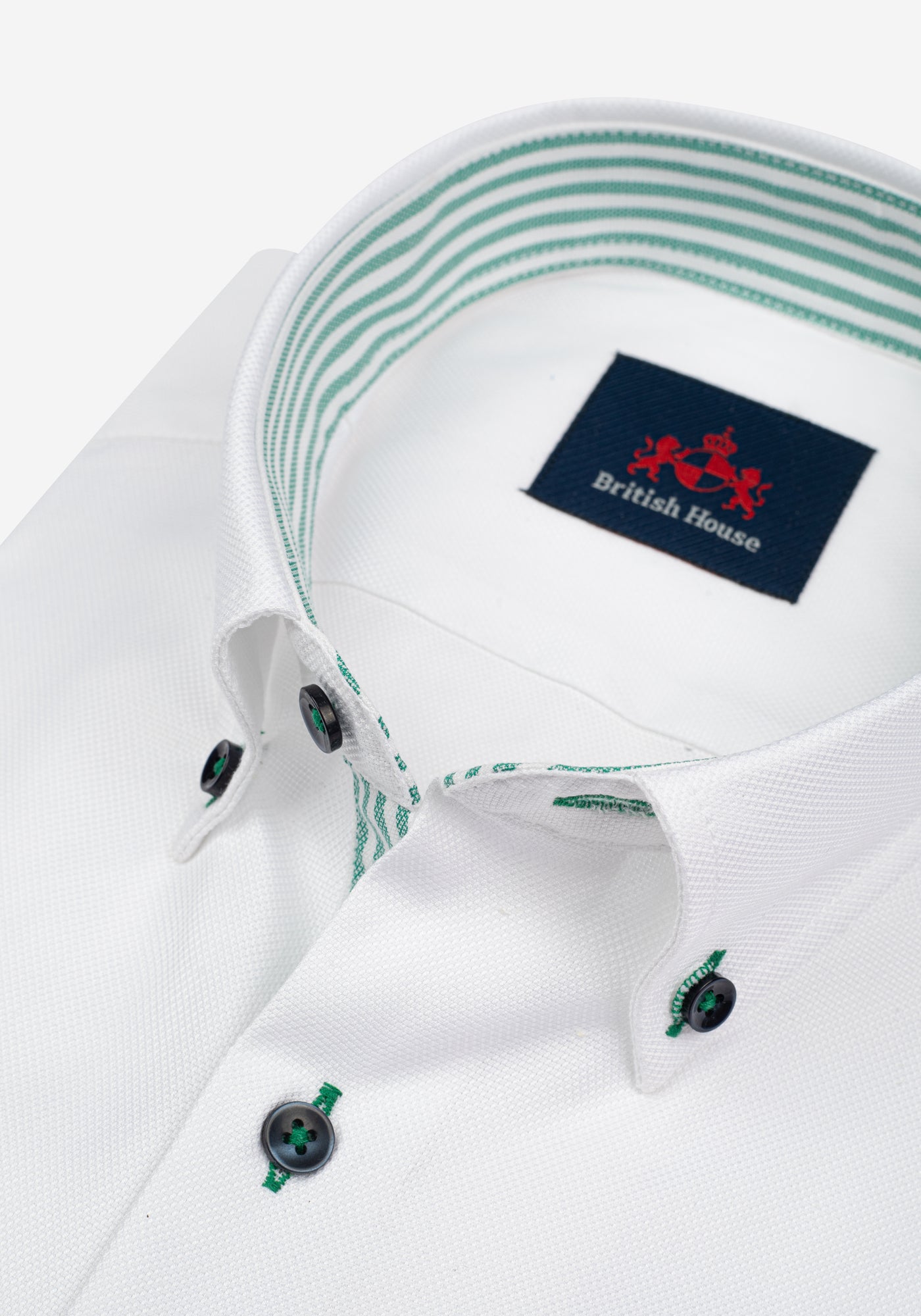 White Ivy Green Soft Oxford Shirt