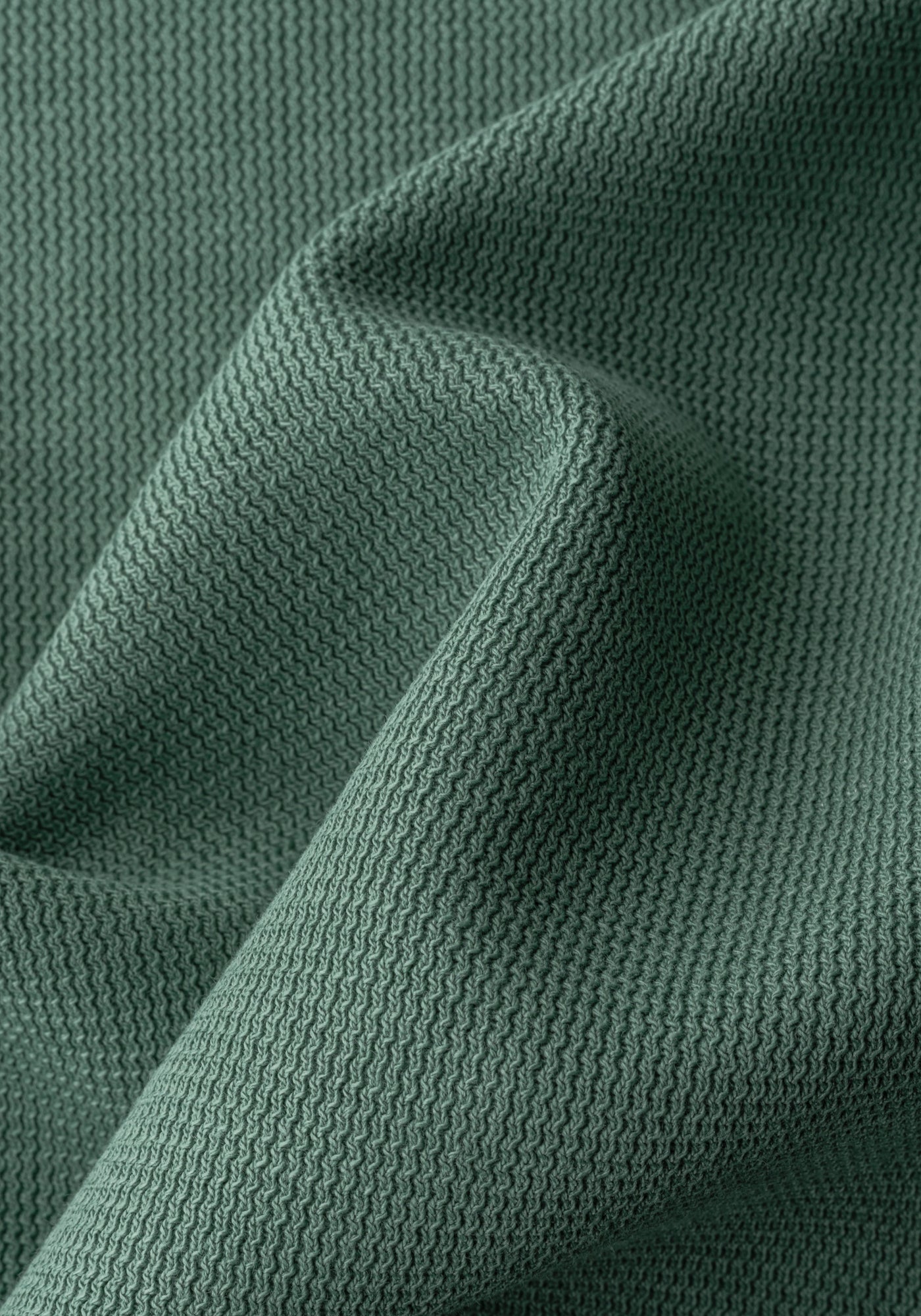 Dusty Green Waffle Sweatshirt