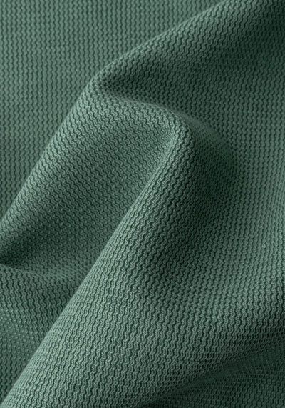 Dusty Green Waffle Sweatshirt