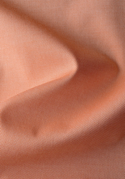 Peach Orange Washed Oxford Shirt