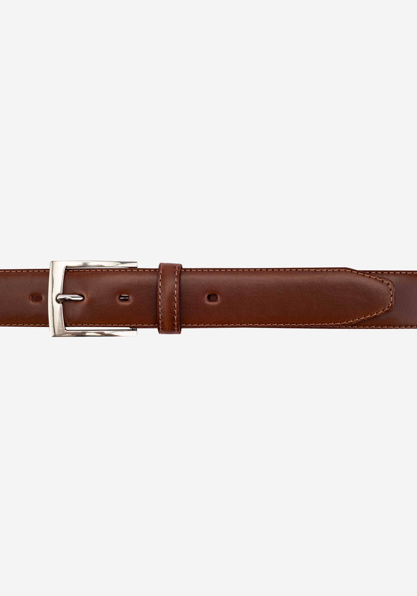 Mocha Brown Spanish Genuine Leather Belt