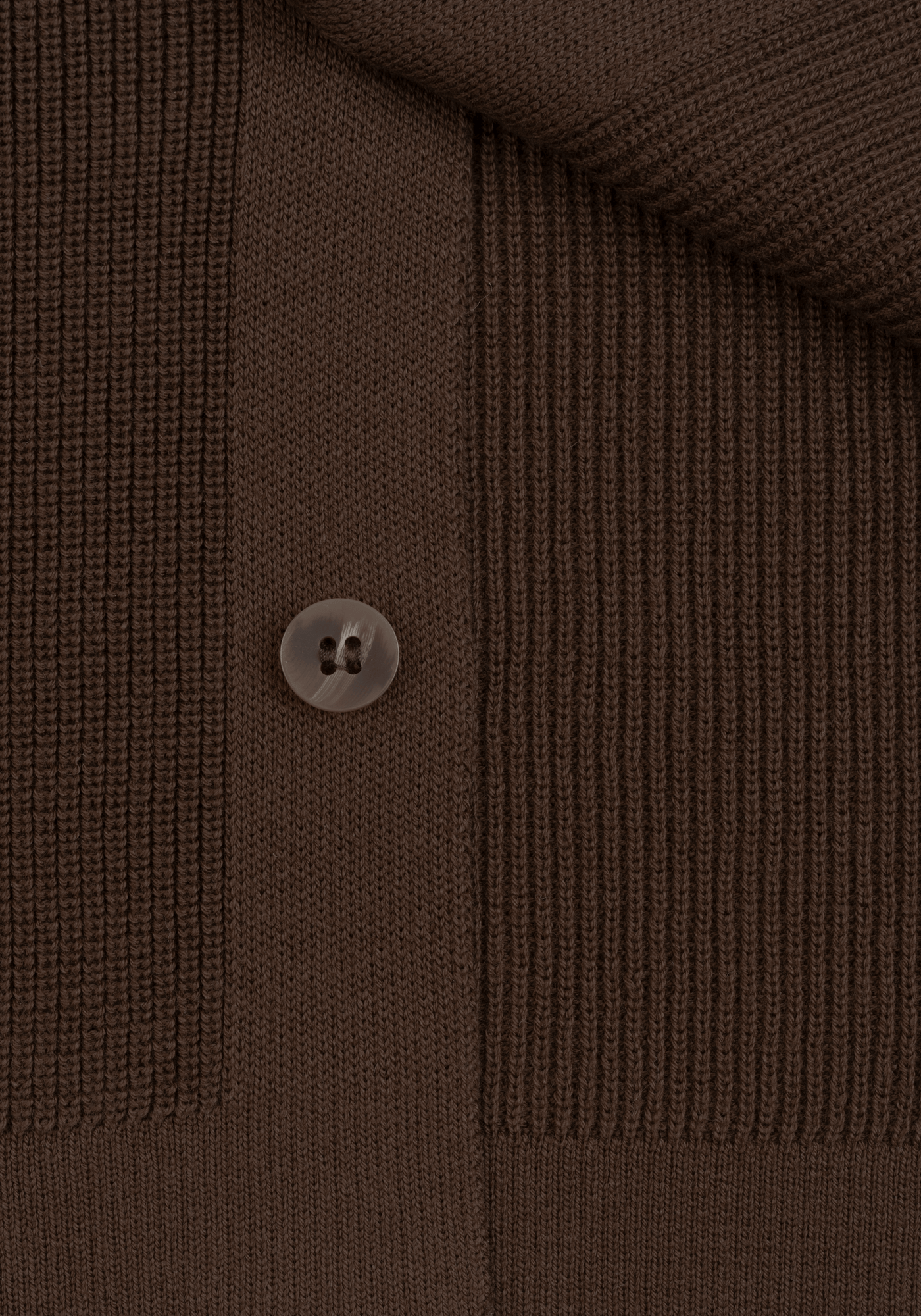 Espresso Brown Heavy Knitted Cardigan