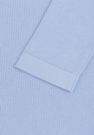 Skyline Blue Heavy Knitted Cardigan
