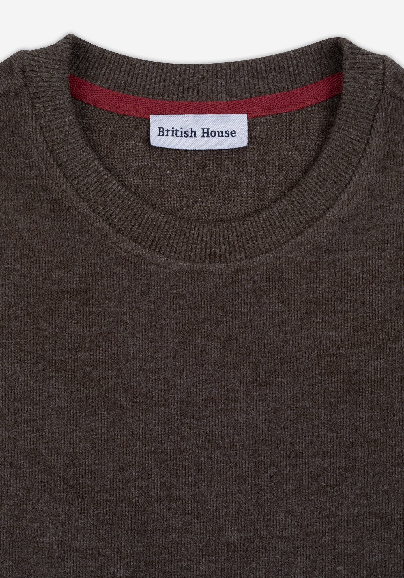 Oak Brown Cotton Sweatshirt