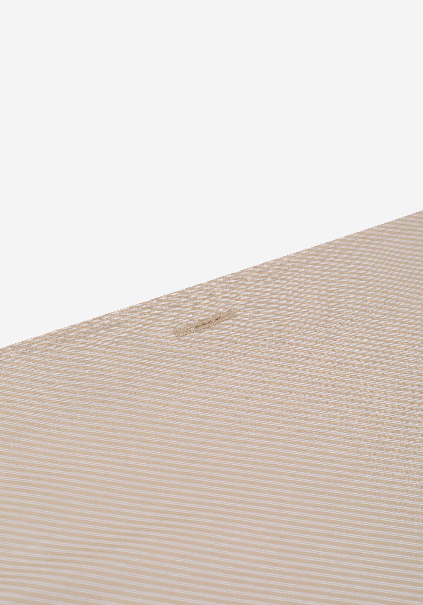 Velour Beige Stripe Signature Twill Shirt