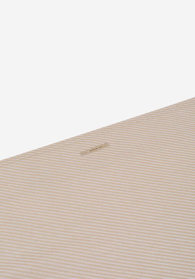 Velour Beige Stripe Signature Twill Shirt