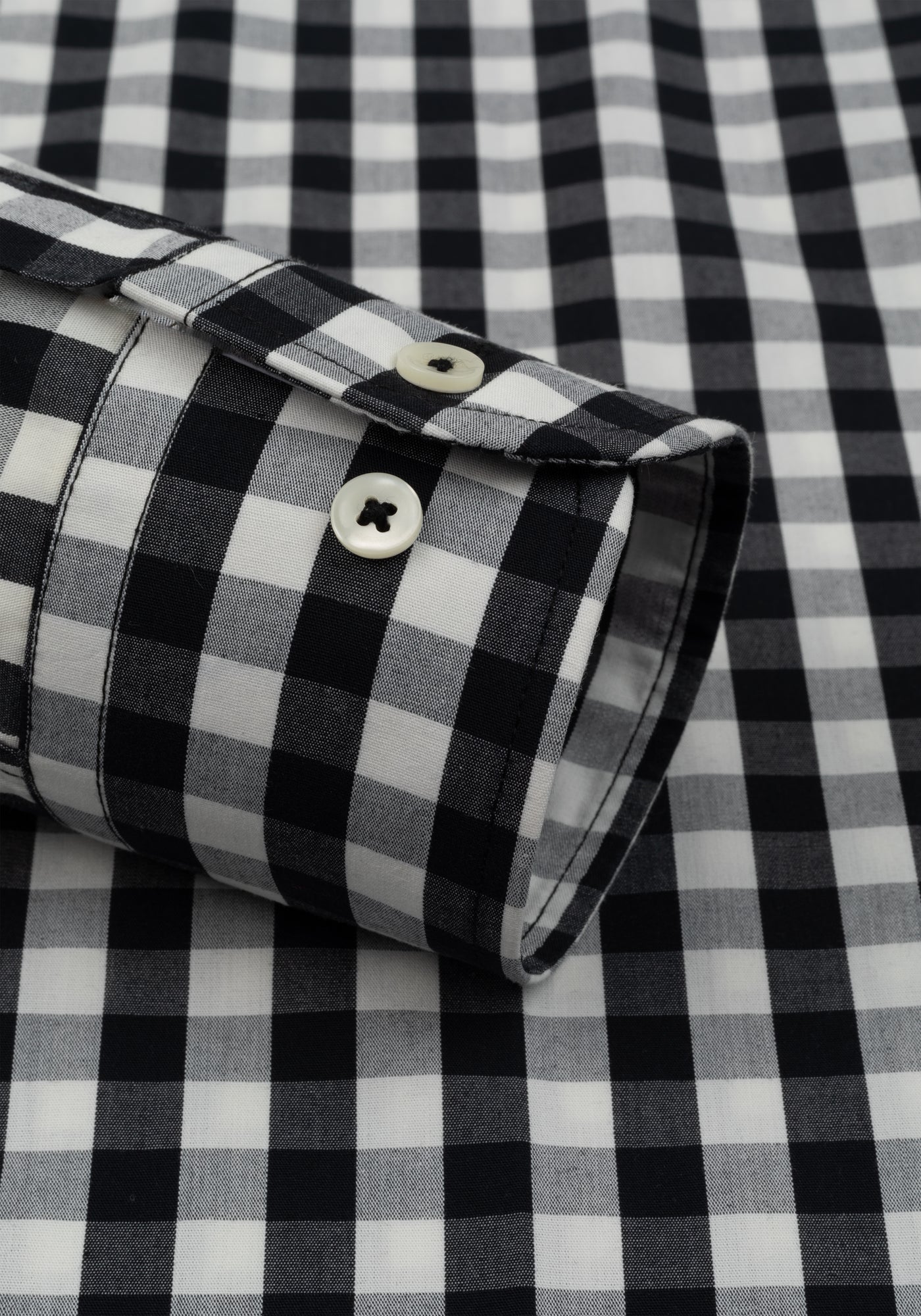 Lunar Black Checked Oxford Shirt