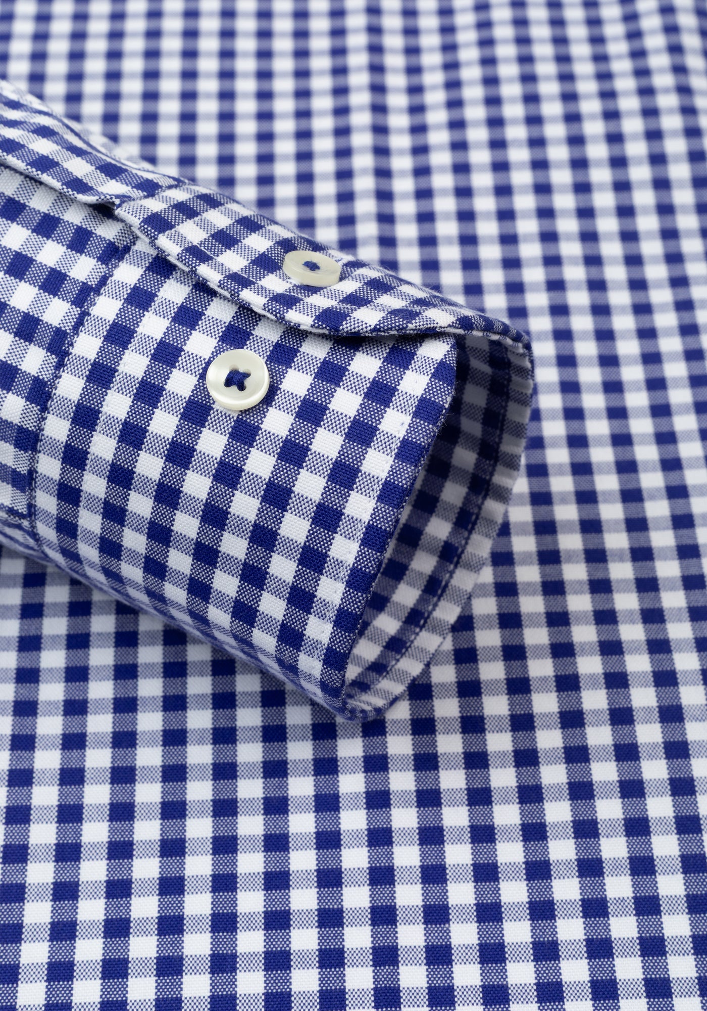 Imperial Blue Checked Oxford Shirt