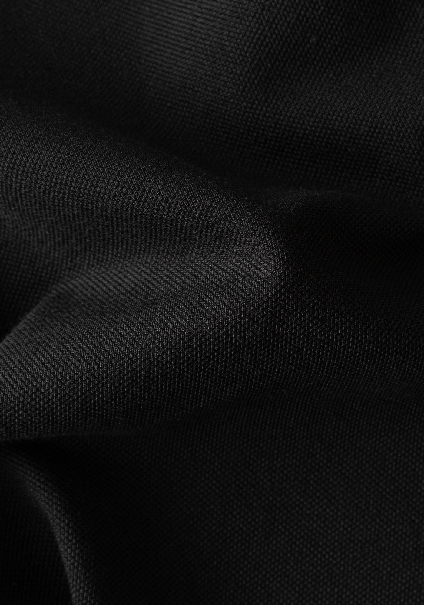Grit Black Cotton Polo Shirt