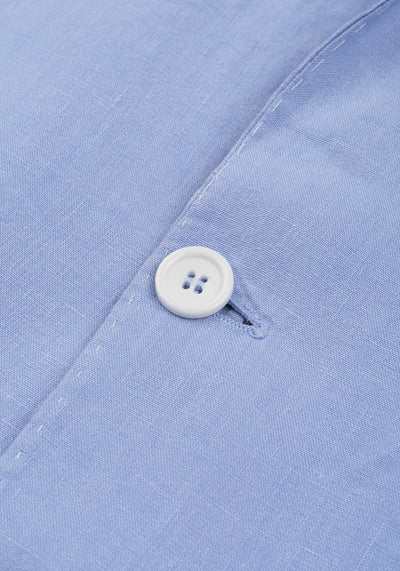 Baby Blue Pure Linen Blazer