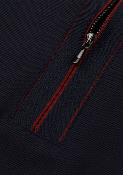 Crimson Navy Aero-Hybrid Polo Shirt