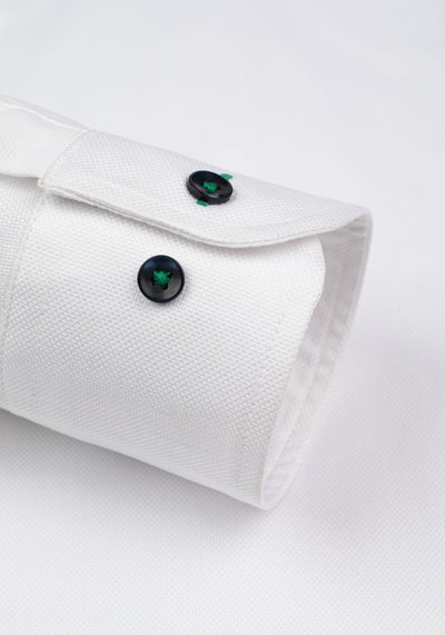 White Ivy Green Soft Oxford Shirt