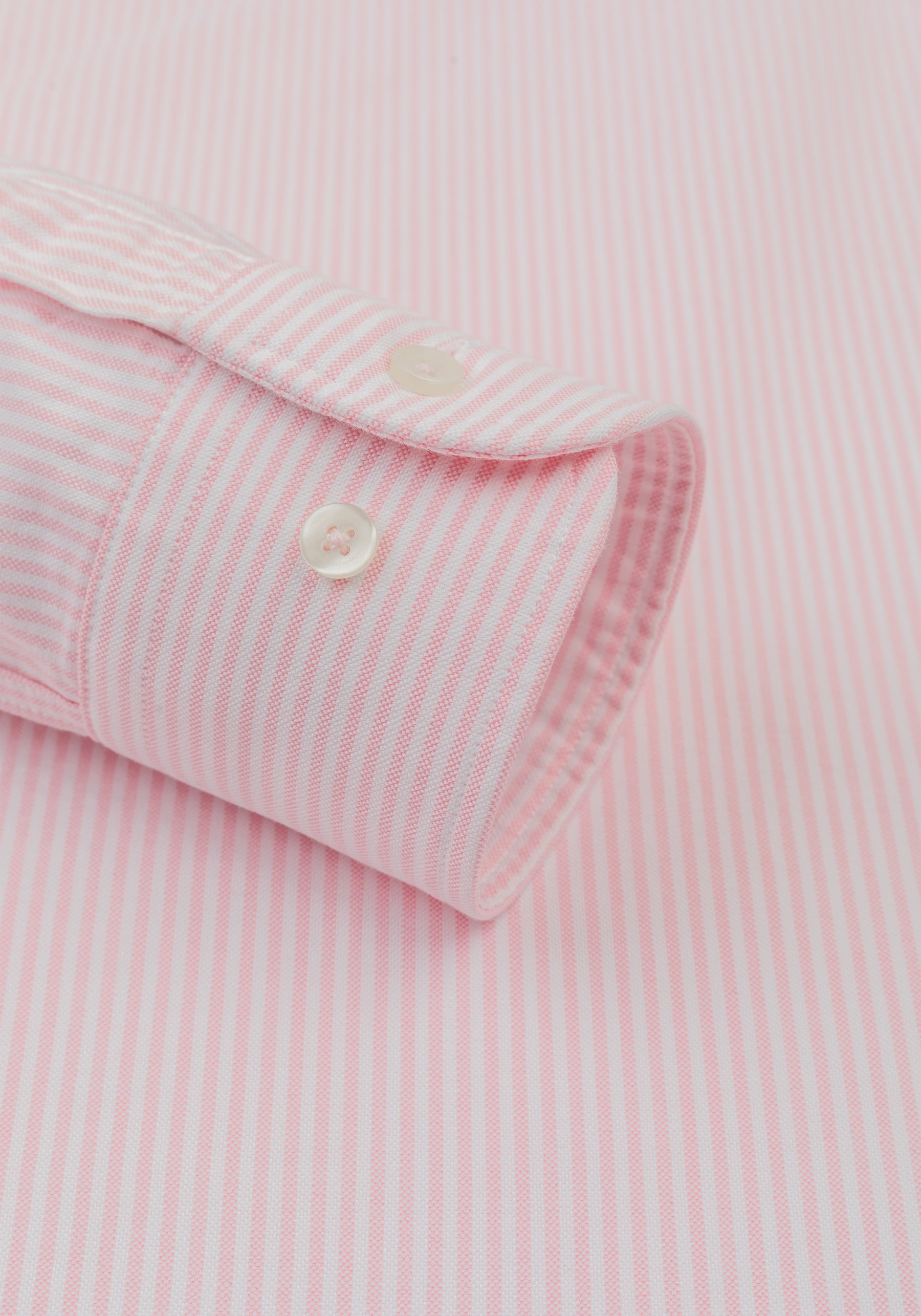 Lotus Pink Stripe Oxford Shirt