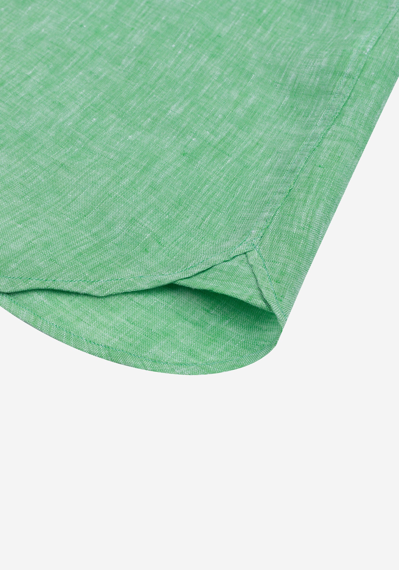 Palm Green Belgian Linen Shirt