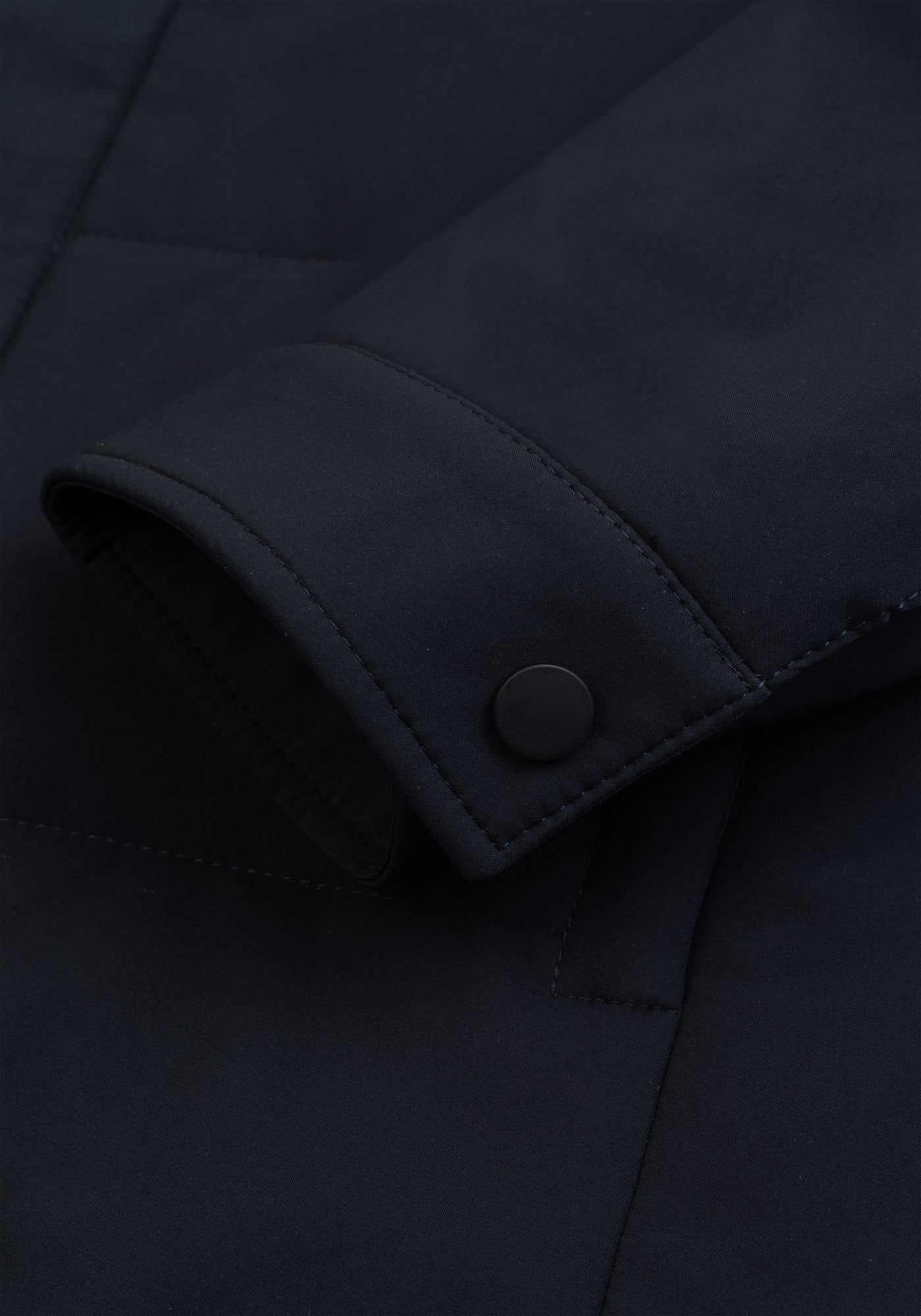 Midnight Navy Block-Tech Puffer Jacket