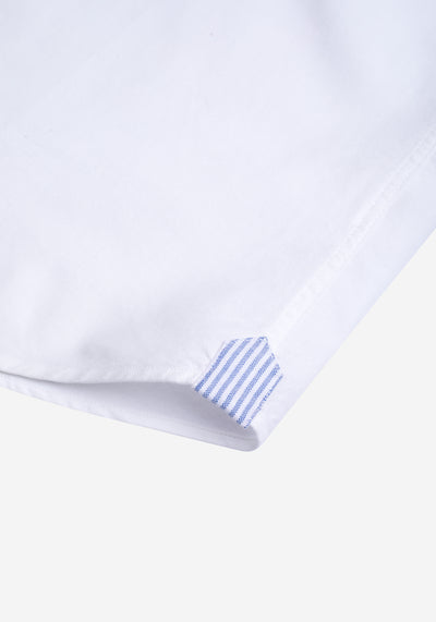 Atlantic White Oxford Shirt