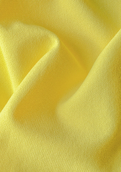 Flare Yellow Polyamide Knitted Polo Shirt