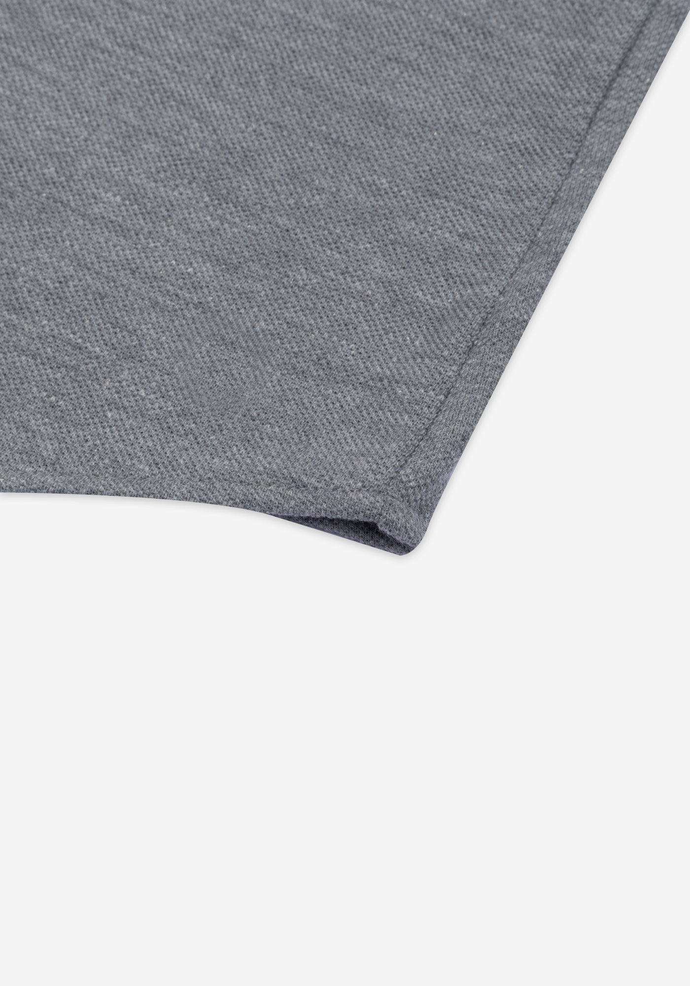 Powder Grey Piqué Shirt