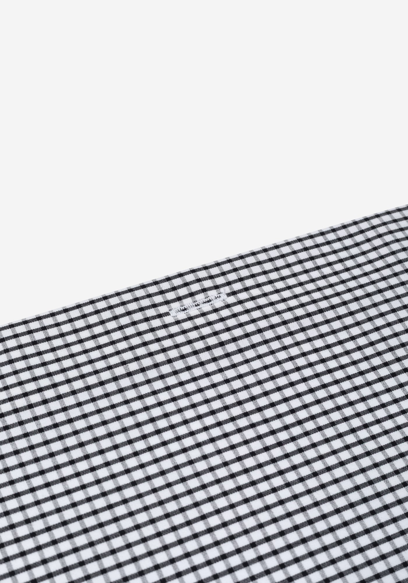 Jet Black Checked Poplin Shirt