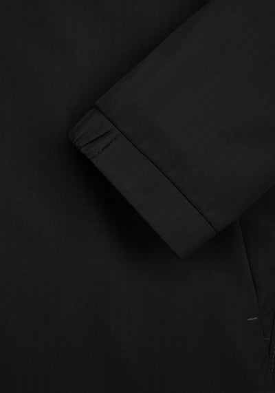 Eclipse Black Pocketable Windbreaker Jacket