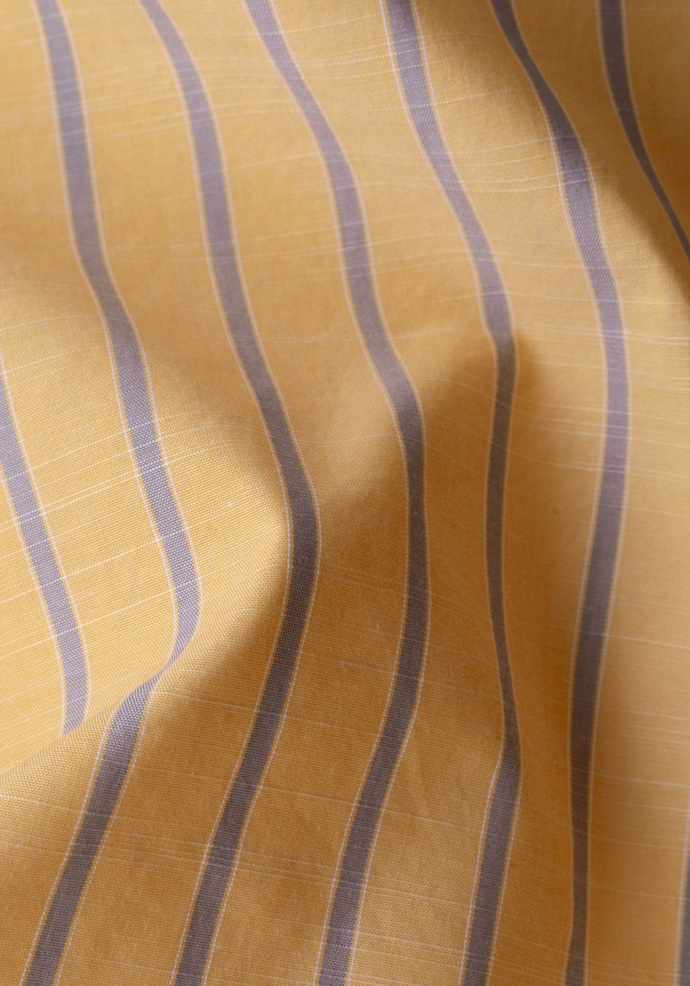 Corn Yellow Stripe Washed Signature Chambray Shirt