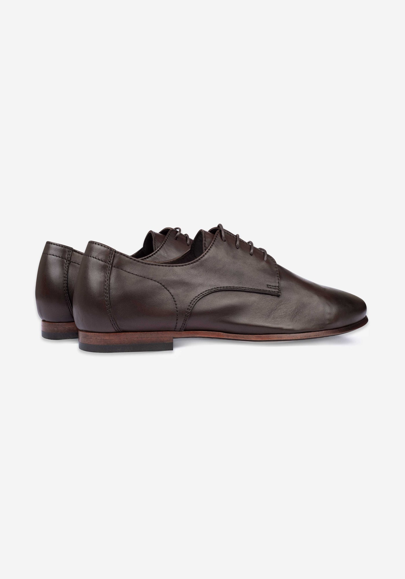 Mocha Brown Calf-Skin Leather Lace-up