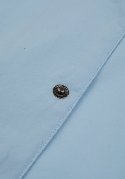 Powder Blue Paper Touch Overshirt